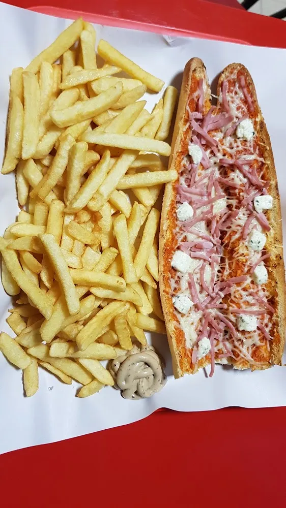 Pain Pizza Jambon Boursin